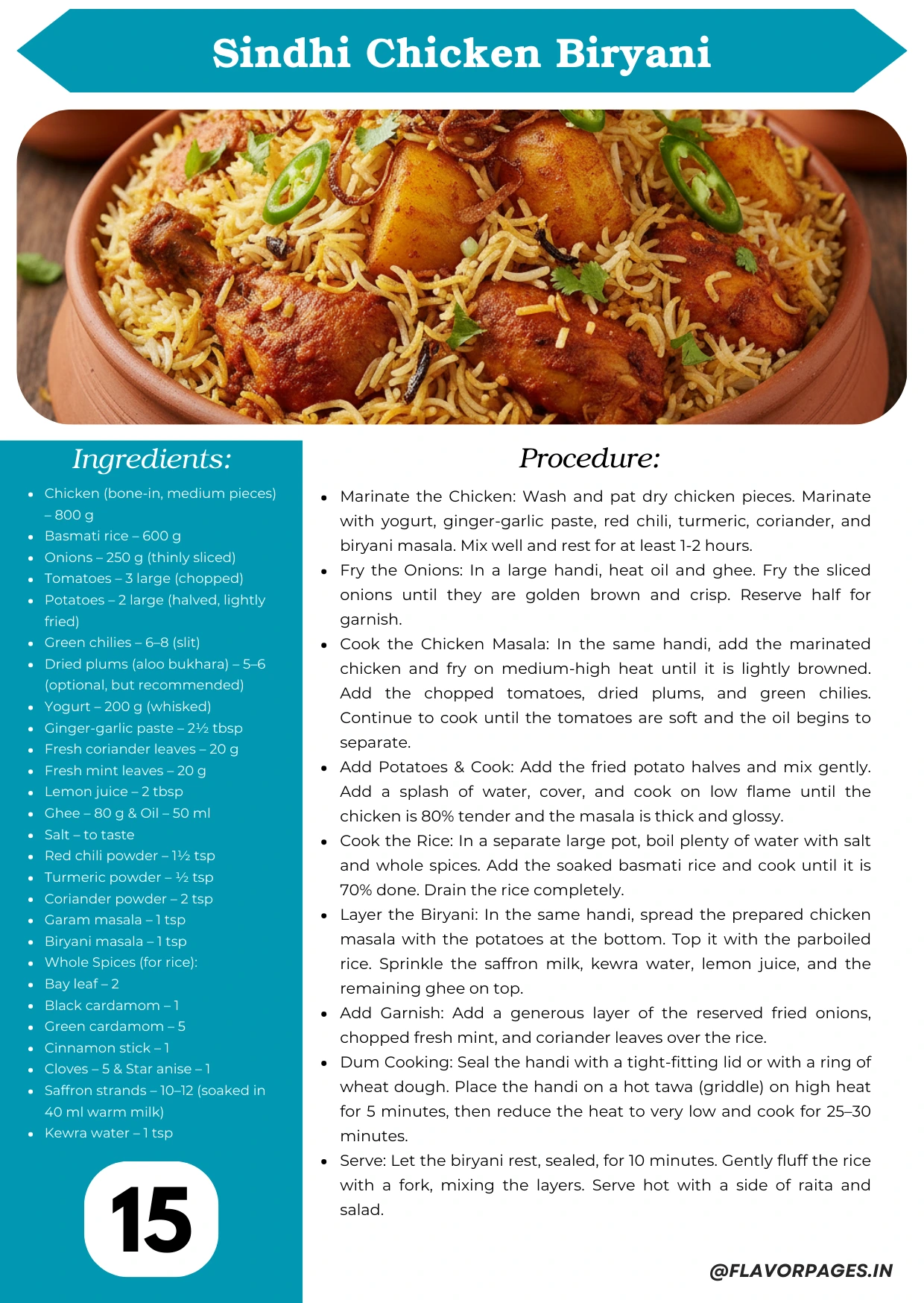 Sample recipe page 5 from the non-veg book bundle