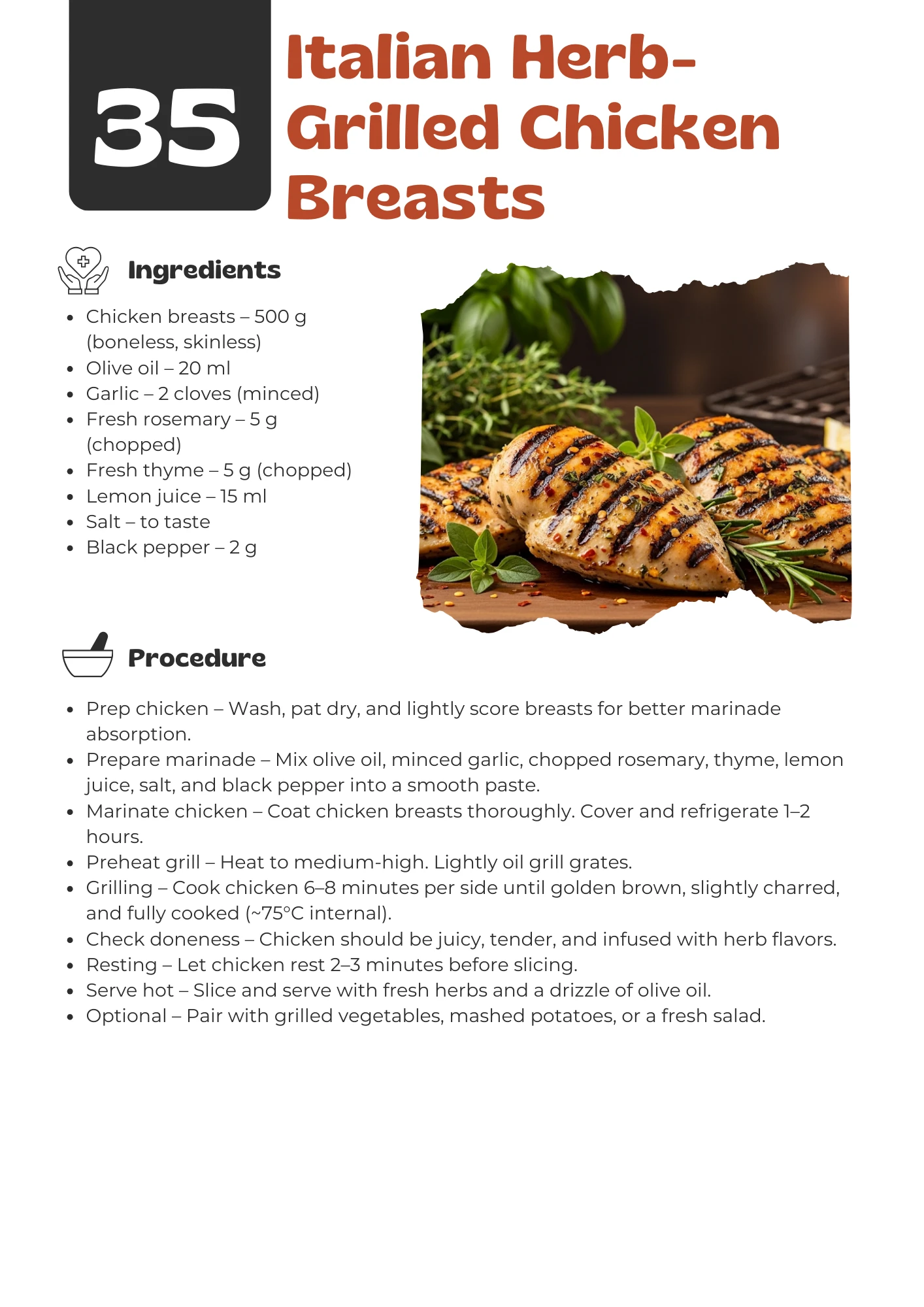 Sample recipe page 7 from the non-veg book bundle