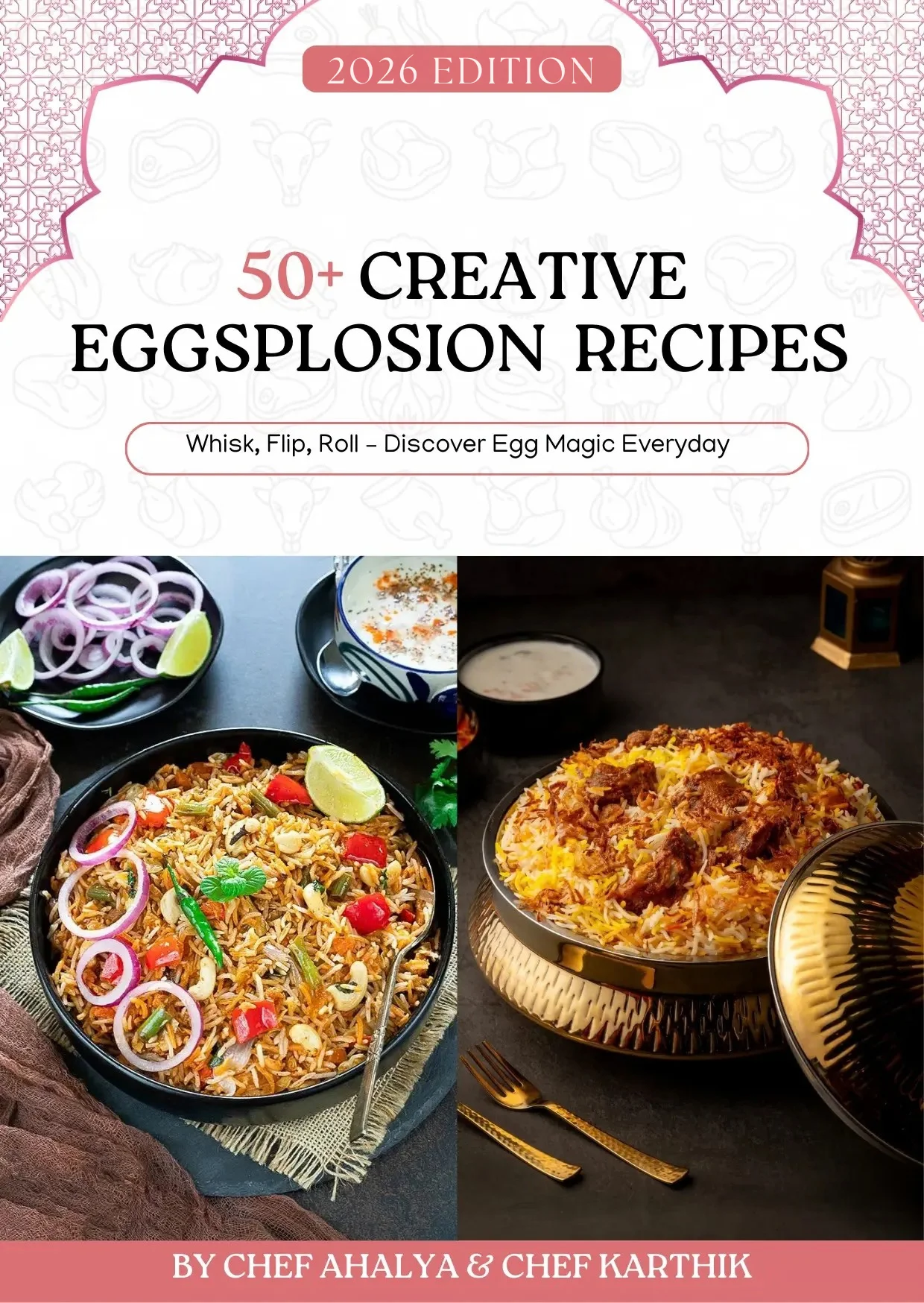 50+ BIRYANI & PULAO RECIPIES book cover