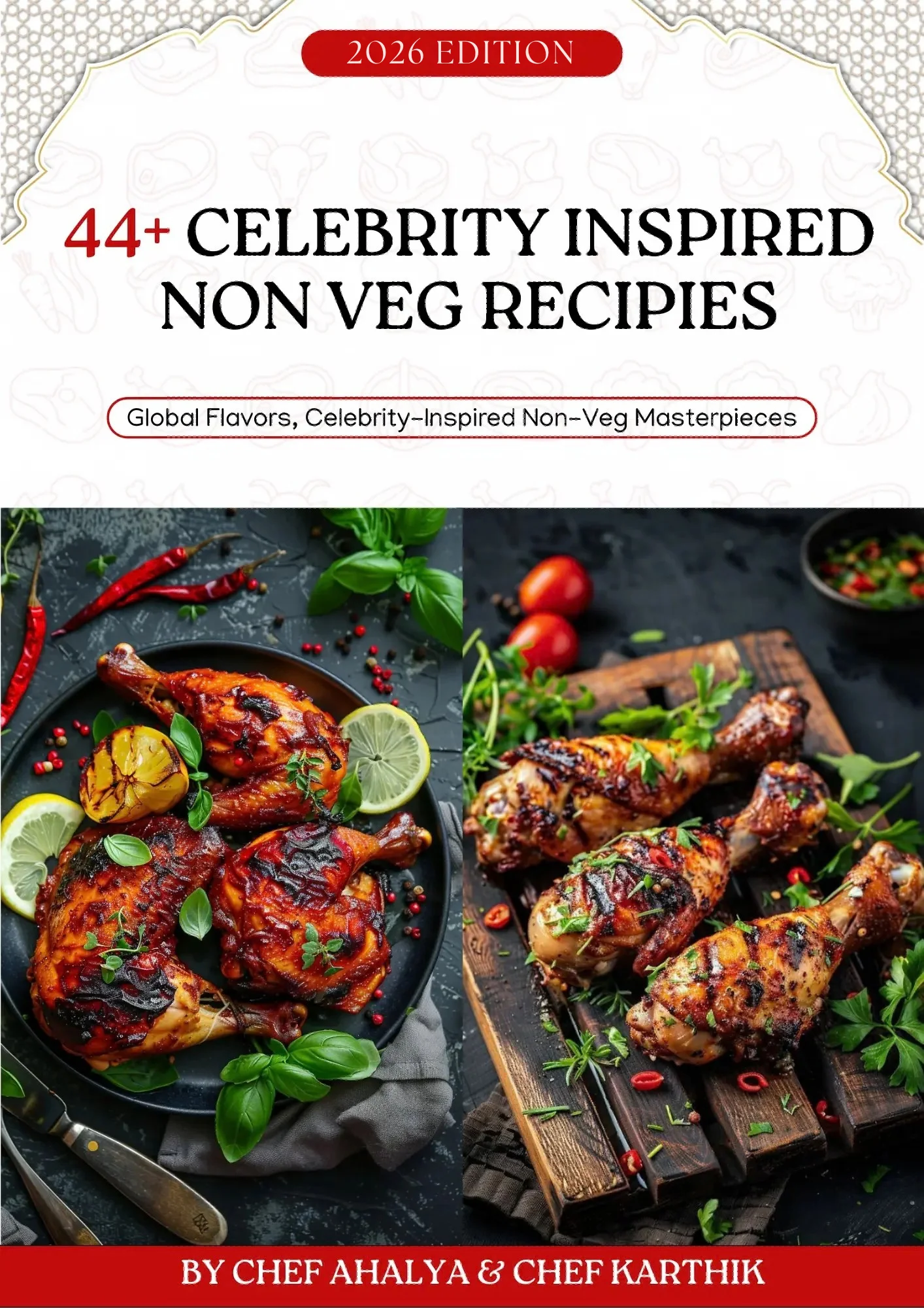 44+ CELEBRITY INSPIRED NON VEG RECIPIES book cover